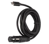 CâBle Usb C Vers Xlr Femelle, CâBle De Microphone Hifi Plug And Play à Faible Bruit Pour Windows 2 MèTres/6,6 Pieds