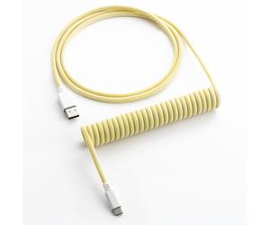 Câble USB Cablemod CM-CKCA-CW-YW150YW-R 1,5m USB-A vers USB-C jaune tressé pour charge et données