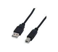 Cable usb Cble compatible USB 2.0 type A / B mle - 1m - Noir