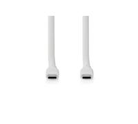 Nedis CCGB64810WT10 câble USB USB 3.2 Gen 2 (3.1 Gen 2) 1 m USB C Blanc