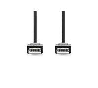 Nedis CCGL60000BK20 câble USB USB 2.0 2 m USB A Noir