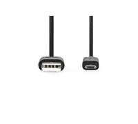 Nedis Câble USB Micro-B mâle 2.0 1,00 m noir