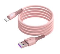 Cable Usb Charge Rapide 3a Silicone Rose 2m Pour Iphone 8 / X / Xr / 11 / 12 / 13 / Se 2022 Little Boutik®