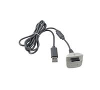 Câble USB chargeur pour manette Microsoft Xbox 360 - 1,5 mètre - Gris