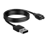 Câble USB Chargeur pour Montre Connectée Garmin Silicone 1m Noir