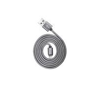 Câble USB Connecteur Apple Lightning Noir - Nylon tressé incassable