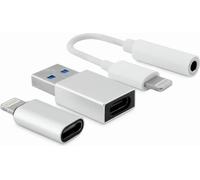 Câble USB CoolBox COO-CKIT-APPL Blanc
