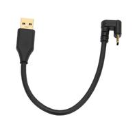 Câble USB coudé à angle droit, charge rapide et synchronisation des données, connecteur plaqué or, conception en U, durable et résistant à la