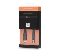 Câble USB - D2DIFFUSION - 1,8 m - USB 2.0 - Mâle/Mâle - Transfert de données