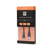Câble USB - D2DIFFUSION - USB 3.0 - 1 mètre - Noir - Débit de 5 Gbps