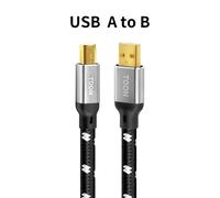 Câble Usb Dac De Type C À Type B,Pour Hifi,Câble Stéréo 6n Ofc,Données Audio Numérique,Pour Téléphone Portable - Type Usb A To B-3m