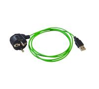 Cable USB de Mise à la Terre - Permet de Relier à la Terre Les Box Internet, Ordinateurs Portables et Autres appareils