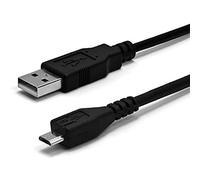 Câble USB de recharge et synchronisation de données compatible avec les appareils photo Sony Cybershot DSC-HX, WX, TX, W, RX, QX Series : HX90V, HX400V, WX350, TX30, RX100, QX10 et plus encore