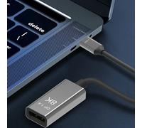 Câble USB de Type C vers Displayport 1.4, convertisseur mâle vers femelle DP, cordon adaptateur pour télévision domestique, PC de bureau, outils portables