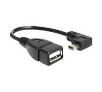 Câble USB - DELOCK - Mini Prise Mâle > USB 2.0-A Femelle - OTG - 16 cm