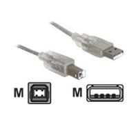 Câble USB DeLOCK - Type A 4 broches mâle vers Type B 4 broches mâle - 0.5m