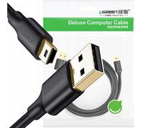 UGREEN Câble Mini USB 2.0 Cable Type A vers Mini-B Charge et Sync Compatible avec Manette PS3 Calculatrice TI 83 Canon EOS 700D Nikon D3100 Appareil Photo Disque Dur GPS Hero 4 Black (2M)