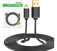 Cable Usb Do Mini Usb Ugreen Us132, 3M (Czarny)