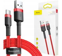 Cable Usb Do Usb-C Baseus Cafule 3A 1M (Czerwony)