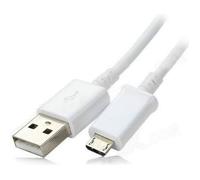 Câble USB - ELITE - Micro USB Universel - Blanc - USB A↔Micro-USB - Charge & données