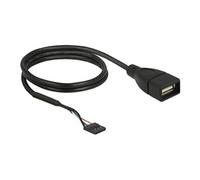 DeLOCK 85671 câble USB 0,6 m Noir
