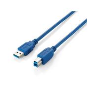 Equip 128293 Câble USB 3.0 Type A mâle vers Type B mâle, 3.0m , Bleu