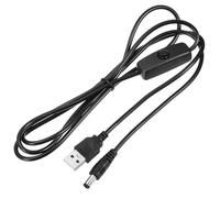 Câble USB fiable avec Bouton Marche/arrêt, connecteurs d ' Alimentation 5V, Gestion Facile des appareils, câble d ' Alimentation USB 5v, 1.5m pour routeurs