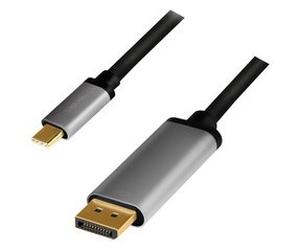 Câble USB, fiche mâle USB-C-mâle DP, 1,8 m