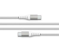 Force Power Lite - Câble USB - 24 pin USB-C (M) pour 24 pin USB-C (M) - 5 V - 3 A - 3 m - blanc
