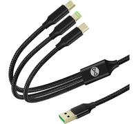 Câble USB FOREVER Multi USB 3 en 1 Intensité 2A 1.2m