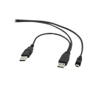 Gembird Câble USB CCP-USB22-AM5P-3 2x USB 2.0 A/Mini-B 0,9 m Noir