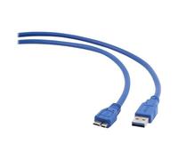 Câble USB GEMBIRD - USB 3.0 A vers Micro B, double blindage - 50cm