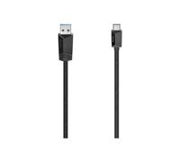 Câble USB - Hama - 00200657 - 1 m - USB 3.2 Gen 2 - USB A et C - Noir