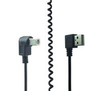 Câble USB haute vitesse 2.0 A à B mâle, Extension à angle droit à 90 degrés pour imprimante Canon Brother Samsung Hp Epson