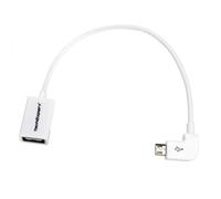 Cable USB Host/OTG Adaptateur Blanc pour Samsung Galaxy Tab 3 8 et 10 Pouces (T3100 T3110 P5200 P5210 P5220) Galaxy Tab S 8.4 et 10 Pouces Galaxy Note 10.1 2014 Galaxy S2 / S3 / S4 / S5 Galaxy Tab 4