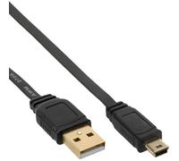 Câble USB - INLINE - 31803F - 0,3 m - USB A - Mini-USB B - Noir