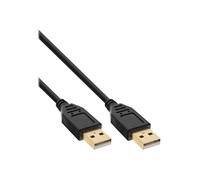 Câble USB INLINE - 3m - Noir - Double blindage - Transfert de données