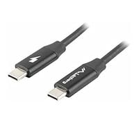 Câble USB - LANBERG - Câble USB C mâle/mâle 0,5 m - Charge rapide - USB 3.0 - Noir