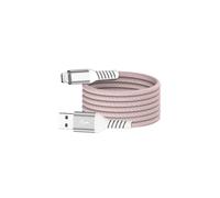 Câble USB /Lightning magnétique, USB 2,0 - 5V/2,4A / 12W, 1mètre Rose