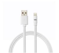 C ble USB-C m le/USB A m le plat 1 m - USB 3.1 gen 2 - blanc ne s'emm le pas
