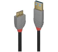 LINDY Câble USB 36765 Noir 50 cm (1 Unités)