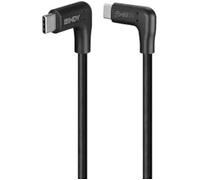 Câble USB - LINDY - USB 3.2 - USB-C à angle droit - 0,5 m - 10 Gbit/s