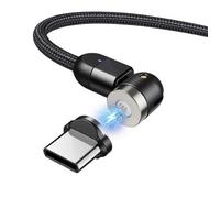 Câble USB magnétique fiche USB Type-C 1 m MCE474 Noir