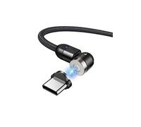Câble USB magnétique fiche USB Type-C 1 m MCE474 Noir
