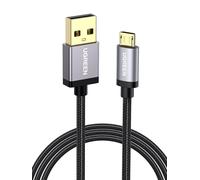 Câble Usb Micro Usb Charge Rapide 18W 3A Nylon Tressé Câble Chargeur Compatible Avec Manette Ps 4 Ps4 Pro Ps4 Slim Xbox One Xbox One S (2M)