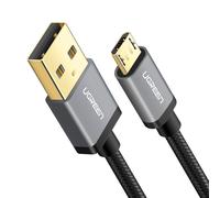 Câble Usb Micro Usb Charge Rapide 18W 3A Nylon Tressé Câble Chargeur Compatible Avec Manette Ps 4 Ps4 Pro Ps4 Slim Xbox One Xbox One S (2M)[Z2028]