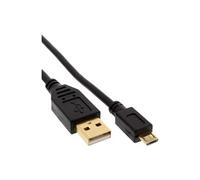 InLine 2m USB 2.0 A - Micro B câble USB USB A Micro-USB B Noir