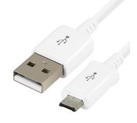 Câble USB/micro-USB original Samsung de 1 mètre - Chargement et synchronisation - Blanc