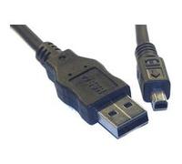 Cable USB / Mini USB 4 pôles pour Digicam / Camcorder Epson, Mavica, Sony, HP, Minolta, Lecteurs MP3 etc. G