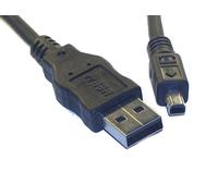 Cable USB / Mini USB 4 pôles pour Digicam / Caméscope KODAK CX6200, CX6230, CX6330, CX6445 etc.